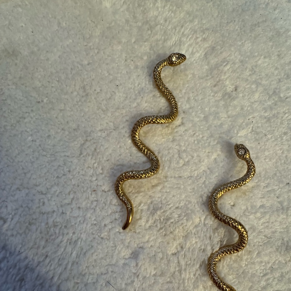 Vintage Snake Earrings - Picture 6 of 7